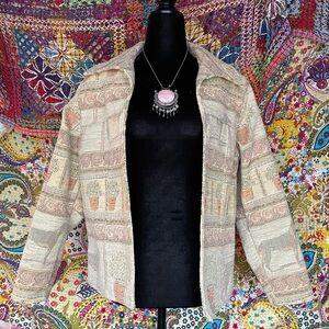 Textured Woven Dachshund Jacket